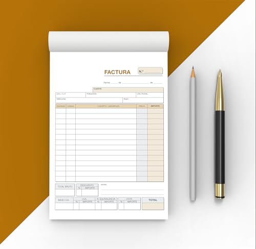 Livro de Contabilidade HAPPMOTS (A5 - 100 Folhas) HappyMots - Formulários comerciais e recibos - 100 folhas, A5, contabilidade, despesas