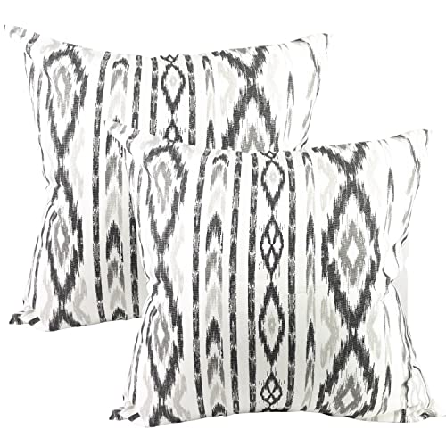 Capa de Almofada TRESMESTRES Ikat (Preto - Poliéster) TRESMESTRES - Fronhas e almofadas - preto, poliéster