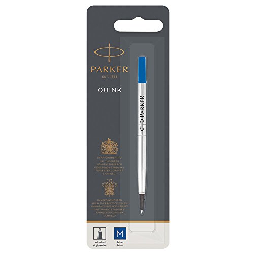 Recarga Caneta de Tinta Permanente PARKER 1950324 Azul Medio PARKER - Tinta e recargas de caneta - azul médio, fácil de usar, recarga
