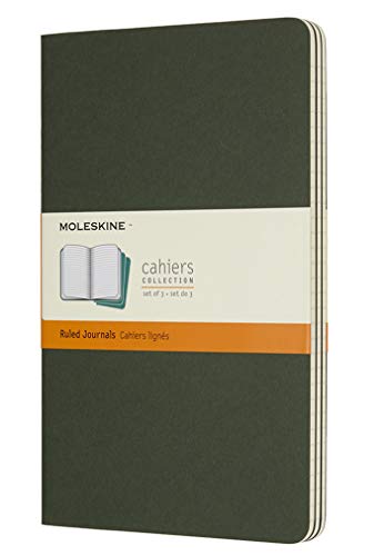 Caderno e Bloco de Notas MOLESKINE Grande (A5) Moleskine - Cadernos e bloco de notas - capa dura, 16 folhas destacáveis, bolsa interna, design clássico