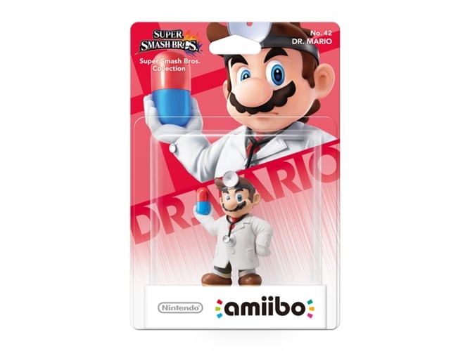 Figura de Ação SUPER MARIO BROS. Super Smash Bros. Dr. Mario (Idade Mínima Recomendada: 4 anos) Nintendo - Acessórios para consoles de videogame - super mario, bros, dr. mario, 4 anos