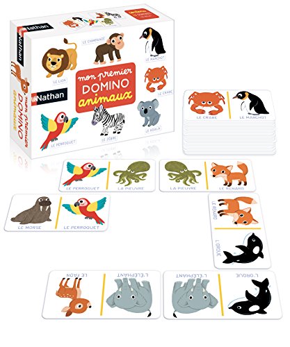 Jogo Didático JUMBO Mon Premier Domino Animaux (Idade Mínima: 3) Diset - Jogos - domino, animais, vegetação, 3 anos