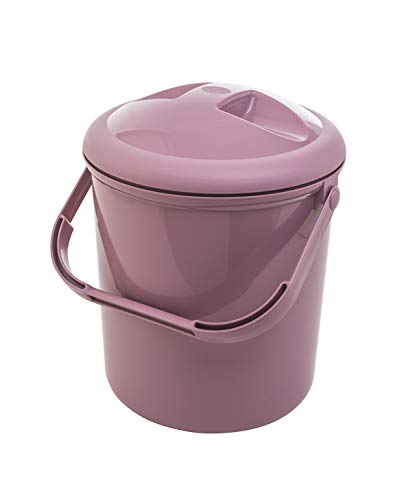 Caixote do lixo ROTHO BABYDESIGN 10L (Bella Bambina) Rotho Babydesign - Contentores de fraldas - 10 litros, tampa fácil, polipropileno reciclável, lavável