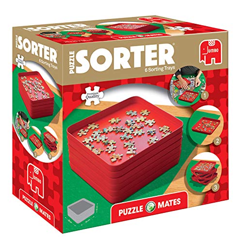 Puzzle JUMBO Puzzle Mates Sorter (Idade Mínima: 3) JUMBO - Acessórios para quebra-cabeças - sorteio, peças, prateleira, ordenado
