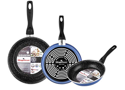 Conjunto de Panelas MAGEFESA K2 (3 peças) Vitrinor - Frigideiras e panelas de fritar - panelas, magefesa k2, aço vitrificado, antiaderente