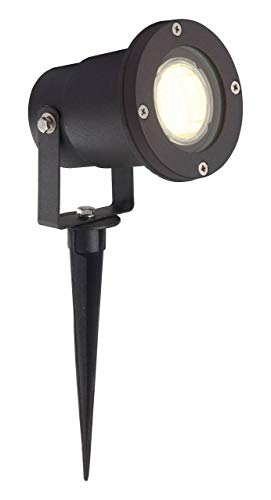 Candeeiro Exterior de Chão Janko Led Piquet de Sol Preto 32 Cm Brilliant - Refletores e holofotes - led, preto, 32 cm, resistente à água