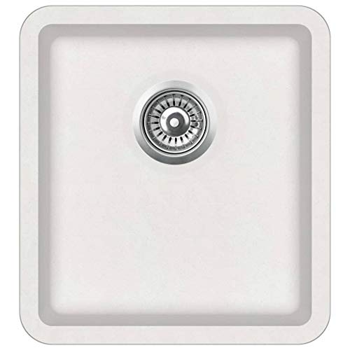 Lava Loiça VIDAXL (Branco - Granito - 60x40x85cm) vidaXL - Acessórios de encanamento - branco, granito, 60x40x85cm