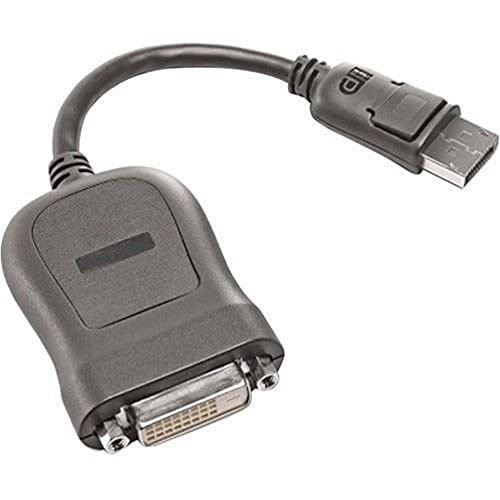 Cabo de Série LENOVO (DVI - Displayport e DVI - 20 cm - Preto) Lenovo - Cabos - dvi, displayport, 20 cm, preto