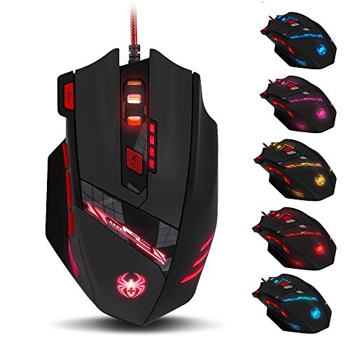 Rato Gaming ZELOTES T90 (Ótico - 9200 dpi) zelotes - Ratos e trackballs - gaming, ótico, 9200 dpi