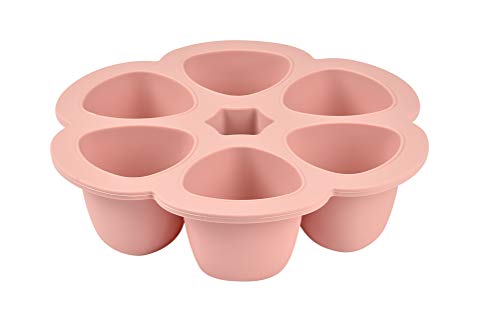 Conjunto de recipientes para comida infantil BÉABA Beaba - Recipientes de armazenamento de alimentos - 6 recipientes, silicone, 90ml, tampão hermético