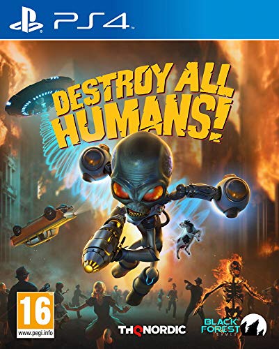Jogo Ps4 Destroy All Humans! (Portada provisional - Acción/Aventura - M12) Koch Media - Dvds de filmes e programas de televisão - ps4, destroy all humans, ação, aventura