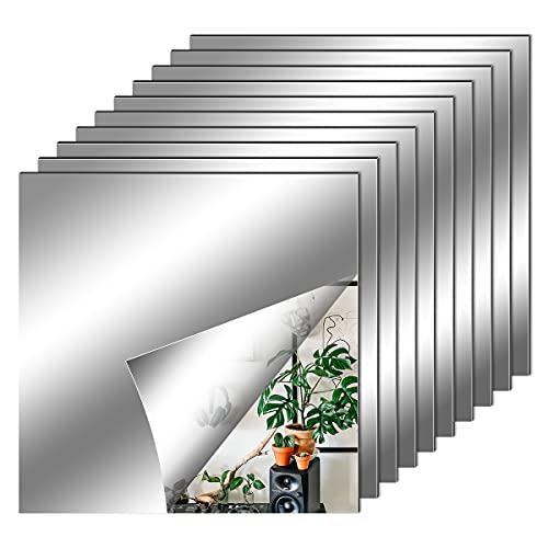 Conjunto de 10 Espelhos Autocolantes LEIKEDUN Leikedun - Espelhos - conjunto, 10 espelhos, autocolantes