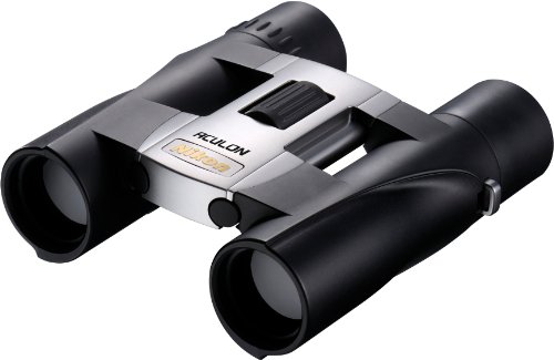 Binóculos NIKON Aculon A30 (10x - 25 mm) Nikon - Binóculos - 10x, 25 mm, montagem central, revestimento borracha