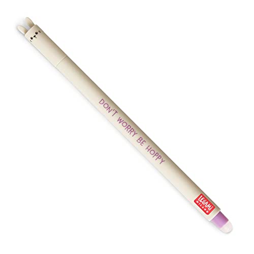 Marcador Erasável LE GAMBI Gel (Branco - 1 Unidade) Legami - Canetas - borracha, 15 cm, branco