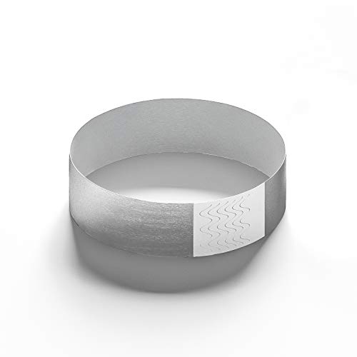 Armband TYVEK Europa Band 100 Unidades Prateado Europaband - Papel de impressora e copiadora - armband, prateado, 100 unidades