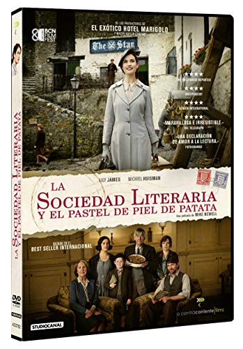 Blu-Ray The Guernsey Literary And Potato Peel Pie Society (Edição em Espanhol) KARMA FILMS - Dvds e vídeos - blu-ray, guernsey literary, potato peel pie society, edição em espanhol, escritora livre