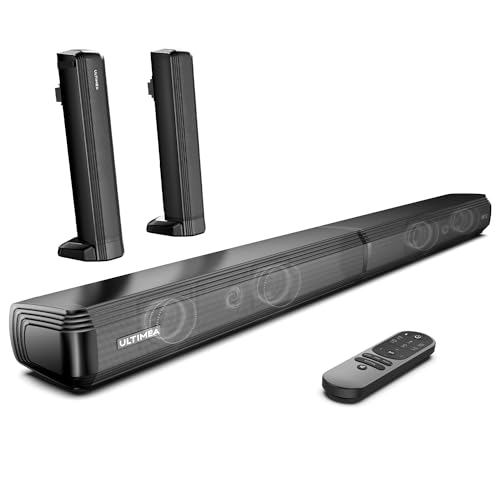 Soundbar ULTIMEA Apollo S40 (2.1 - 80 W - Subwoofer Sem Fios) ULTIMEA - Alto-falantes - soundbar, subwoofer sem fios, 80W, 4 canais