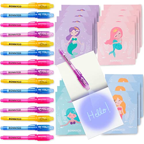 Caneta de Tinta Invisible BONNYCO 16 Unidades Garcon Elite SL - Cadernos e bloco de notas - tinta invisível, luz uv, bloco de notas, crianças
