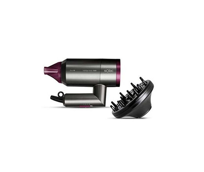 Secador de Cabelo SOLAC Eco 1800 Sv7015 Solac - Secadores de cabelo - ecológico, 1800 W, secador de cabelo