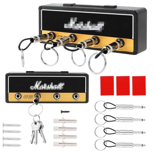 Suporte para Chaves MARSHALL Jack Rack 2.0 RISVOWO - Porta-chaves - suporte, chave, 8 compartimentos, preto, prateado