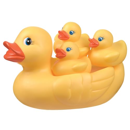 Brinquedo de Banho PLAYGRO Family of Rubber Ducks Playgro - Brinquedos - 3 patinhos, borracha macia, resistente à água, motricidade fina