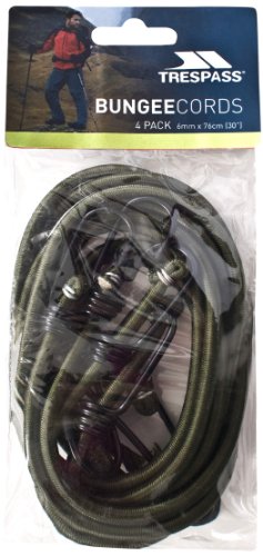 Trespass Bungee Cord Cordones Unisexo Verde 6 Mm X 76 Cm Trespass - Cabos e cordas de hardware - cordões, verde, poliéster, bungee cord