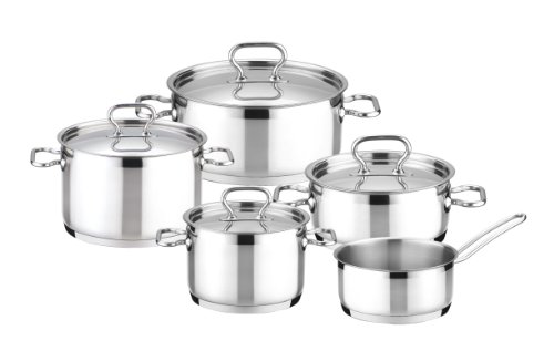 Conjunto de Panelas TESCOMA Home Profi (9 peças) Tescoma - Conjuntos de panelas - 9 peças, 16-24 cm, 1,2,4,5L, antiaderente