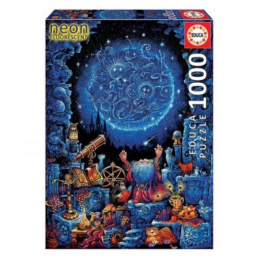 Puzzle EDUCA BORRAS Neon (Idade Mínima: 9 Anos - 1000 Peças) EDUCA - Quebra-cabeças de encaixar - neon, 1000 peças, 68x48 cm, 9 anos