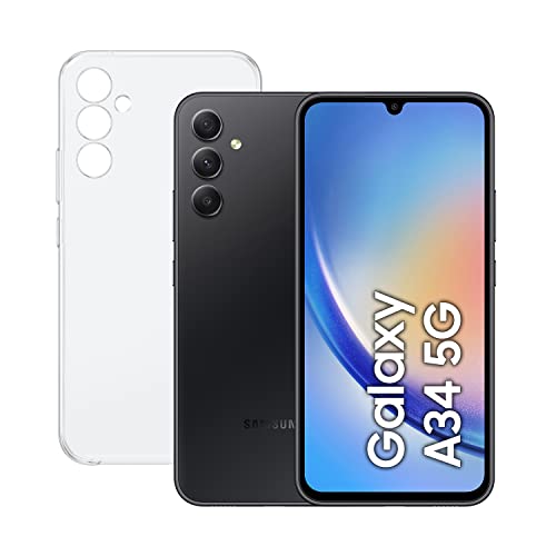 Smartphone SAMSUNG Galaxy A34 5G (8 GB - 256 GB - Preto) SAMSUNG - Telemóveis - 8 gb, 256 GB, dual sim, preto