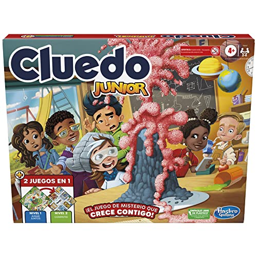 Jogo Coletivo CLUEDO Cluedo Junior (Idade Mínima: 5) Hasbro - Jogos de tabuleiro - lógica, dedução, 5 anos, dificuldade