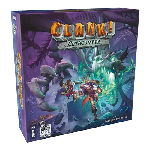 Jogo de tabuleiro ASMODEE Clank! Catacombs (8 anos) Devir - Jogos - jogo de tabuleiro, clank, catacombs, 8 anos