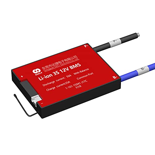 Peça de segurança de bateria DALY BMS 12V 3S 50A Li-Ion Dongguan Daly Electronics Co., Ltd - Placas-mãe - Li-Ion, 12V, 50A, saída ajustável