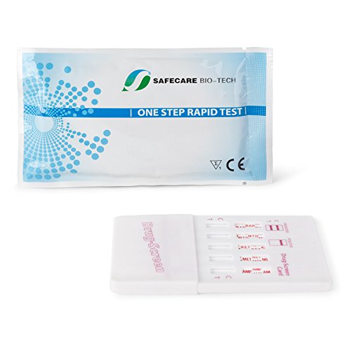 Testes para deteção de drogas REAGENS 2 Testes Multidrogas Safecare Bio-Tech - Equipamento de laboratório - multidrogas, teste rápido
