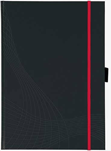 Caderno AVERY 7027 (Preto - A5 - Quadriculado) Avery - Cadernos e bloco de notas - quadriculado, A5, bolsa interior, 80 folhas