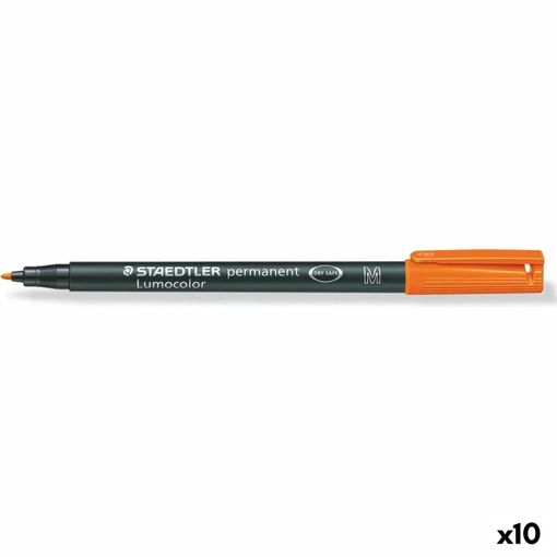 Marcadores STAEDTLER Lumocolor (Laranja - 1.0 mm) Staedtler - Marcadores e marcadores de texto - 1.0 mm, laranja, tinta à base de água, resistente ao calor