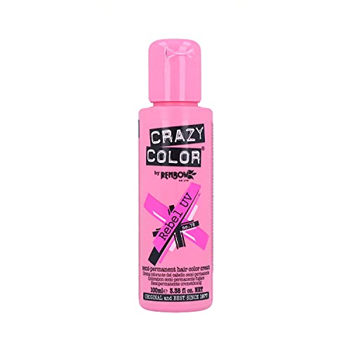 Tinta de Cabelo CRAZY COLOR 100 (100ml) Crazy Color - Coloração de cabelo - cabelo, 100 ml, moda, beleza