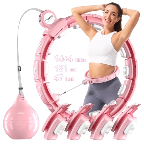 Hula Hoop Cozylady Smart Weighted com Efeito Luminoso LED (Idade Mínima: 4) Cozylady - Exercício e fitness - hula hoop, led, peso, eletroestimulante