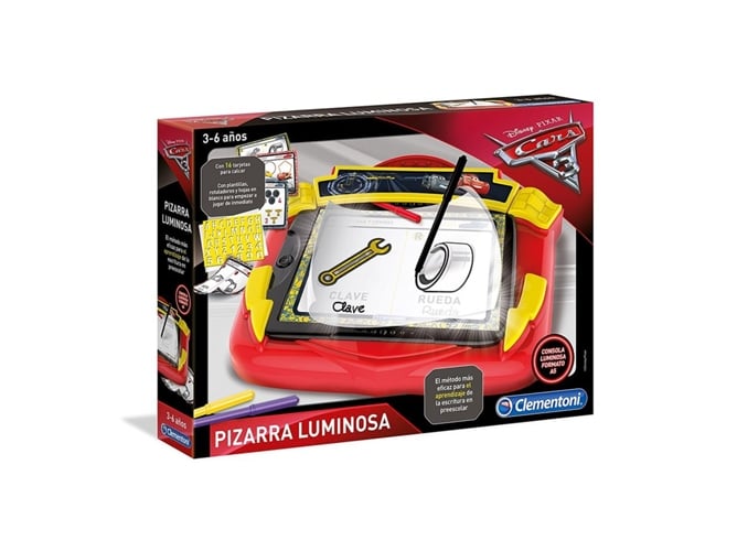Quadro Magnético CLEMENTONI Disney Cars 3 CLEMENTONI - Brinquedos - quadro magnético, disney cars 3, imagens personagens, encaixe