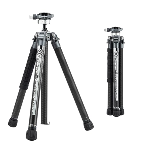 Tripé FOTOPRO X-Aircross 3 Lite (Carbono - Altura Máxima: 162 cm) Fotopro - Tripés e monopés - 162 cm, 10 kg, ajuste de altura, uso em neve