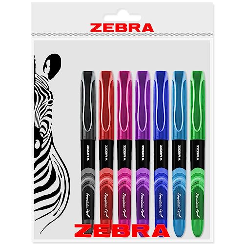 Recargas para Canetas CELEBRATION 7 Cores Zebra Pen (UK) Ltd - Canetas - recargas, canetas, celebration, cores, tinta à base de água