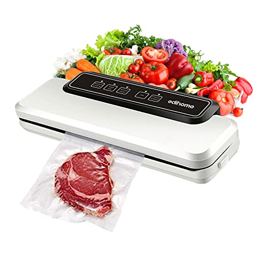 Máquina de Selar a Vácuo EDIHOME EDS110 (110 W - 2 L) EDIHOME - Seladoras a vácuo - 2L, baixo ruído, humidade, 60Kpa