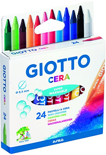 Lápis de Carvão GIOTTO Graphite (24 Unidades) Giotto - Lápis de cera - 24 unidades, fáceis de usar, para crianças