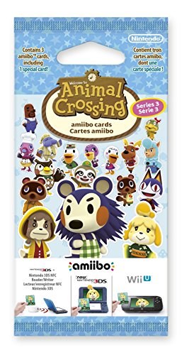 Animal Crossing: Happy Home Designer - 3 Cards Pack (3ª Série) Nintendo - Acessórios para consoles de videogame - amiibo, pack, 3ª série
