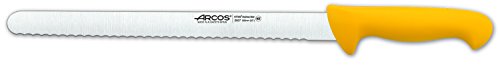Faca de Cozinha Arcos Chef de Pastelaria Prof 293700 | Amarelo, Inox Arcos - Facas de cozinha - amarelo, inox, aço inoxidável, 30 cm
