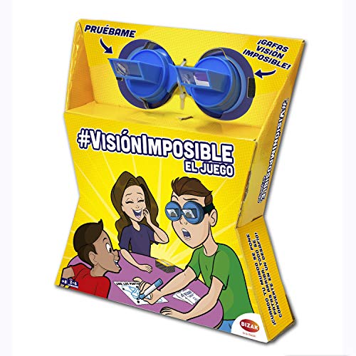Jogo de Tabuleiro BIZAK Vision Impossible (Idade Mínima Recomendada: 8 anos) Bizak - Jogos - jogo de tabuleiro, visão impossível, cronómetro, desafios, gafas