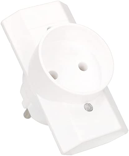 Extensão Elétrica KOTARBAU 3 tomadas (2 planas + 1 redonda) KOTARBAU - Fios e cabos elétricos - 3 tomadas, 2 planas, 1 redonda, branca