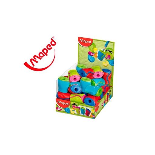 Esferográfica MAPED Boogie (Multicor - Borracha) Maped - Afia-lápis - esferográfica, maped boogie, multicor, borracha