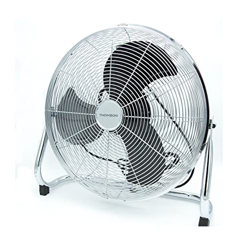 Ventoinha de Chão THOMSON Thvel245Ps (3 velocidades - 100 W) Thomson - Ventoinhas de mesa e de pedestal - 45 cm, 3 velocidades, 100 W, metal, plástico