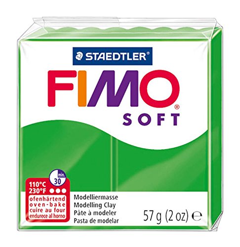 Staedtler Fimo Green Modeling Compound 59 Gr Staedtler - Materiais de cerâmica e escultura - modelagem, 59 g, -30ºC a 90ºC, fácil de trabalhar