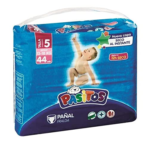 Fraldas MARCA BLANCA T5 Junior (Tam: 13-18 Kg) Ontex ID, S.A.U. - Roupa interior - absorvente, higiênico, 13-18 kg, 44 unidades